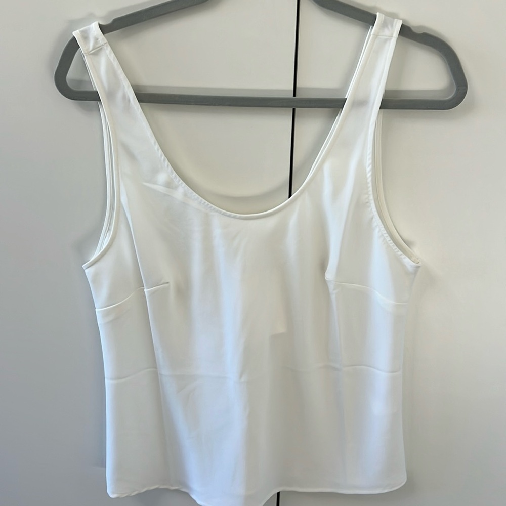 Oak and Fort White Satin top